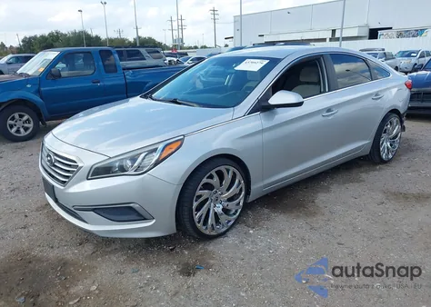 2016 Hyundai Sonata Se из США, поврежденный, VIN 5NPE24AF7GH385645